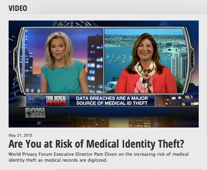 Dixon_on_Fox_MedicalIDTheft